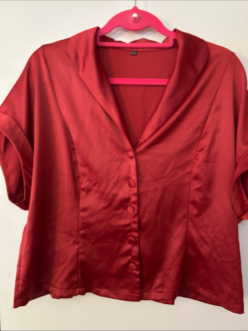 Vintage satin top